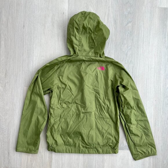 Girls' North Face Lightweight Jacket - Green, Size Medium 10/12 - Picture 2 of 4
